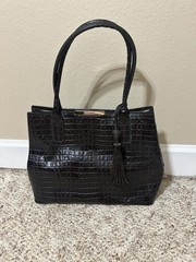 Black BRAHMIN ANYTIME TOTE – NEW WITH TAGS