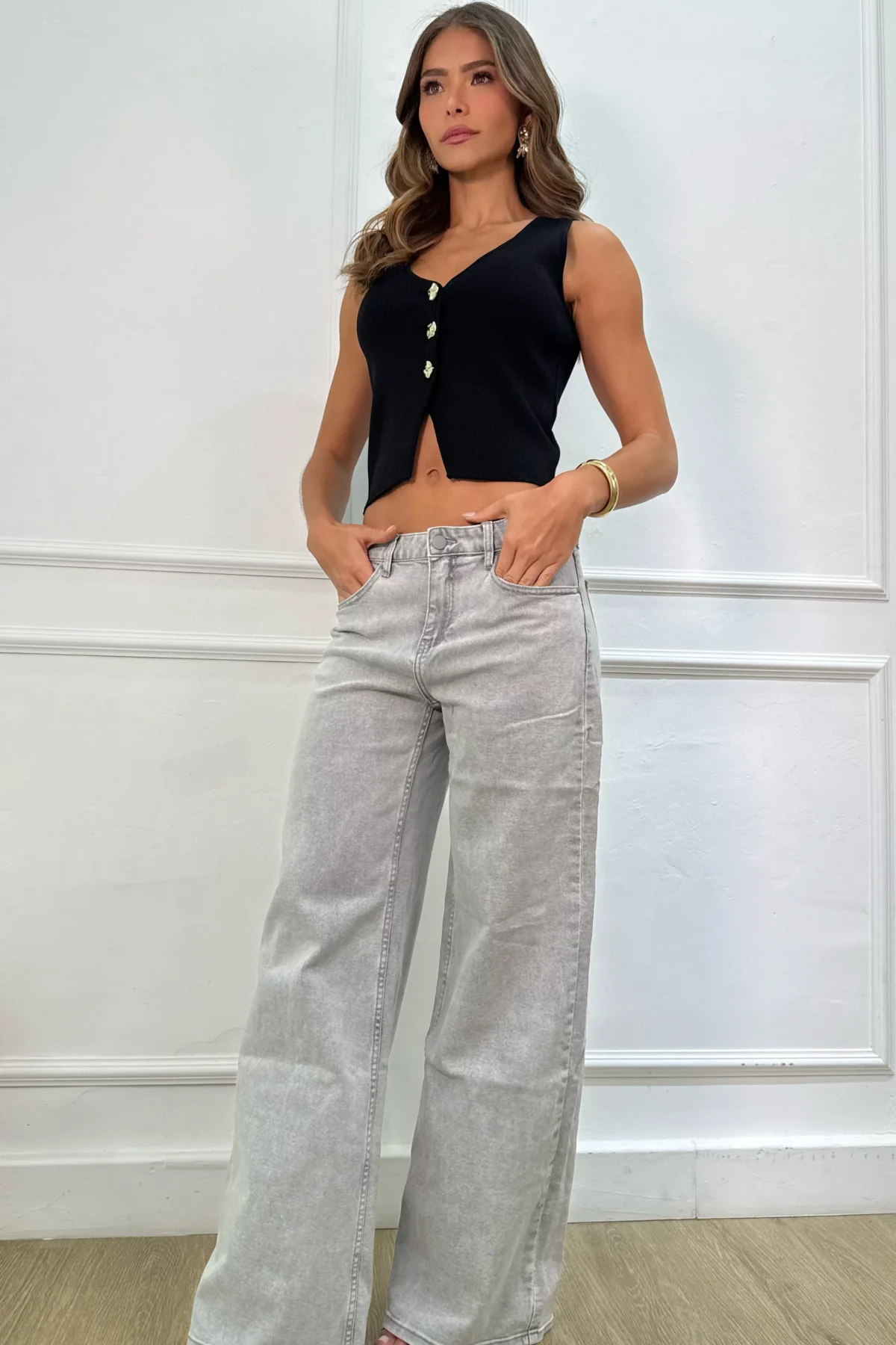 JEAN WIDE LEG CLASICO STRECH