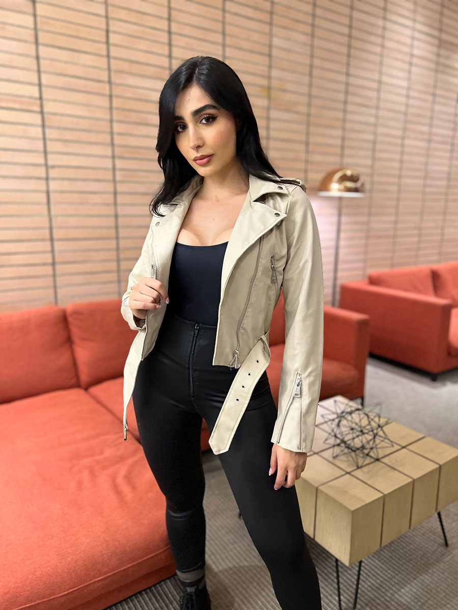 CHAQUETA CUERO TOP SECRET - Imagen 2