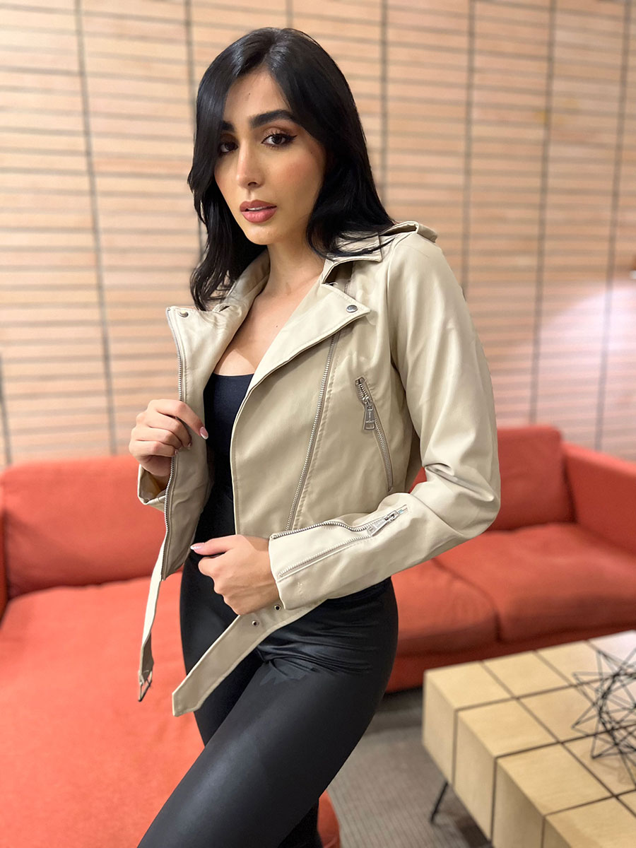 CHAQUETA CUERO TOP SECRET - Imagen 3