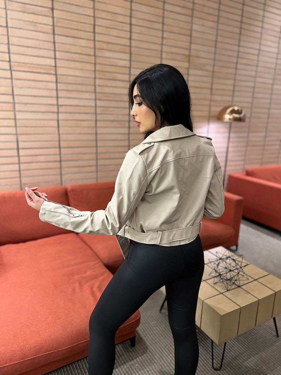 CHAQUETA CUERO TOP SECRET - Imagen 4